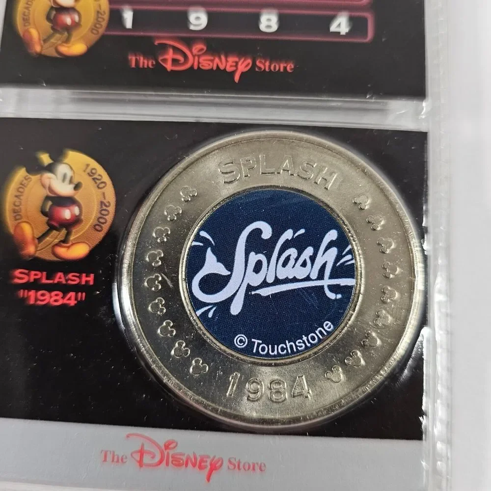Disney Store Splash 1984 Decades Coin‎ First Touchstone Film #28